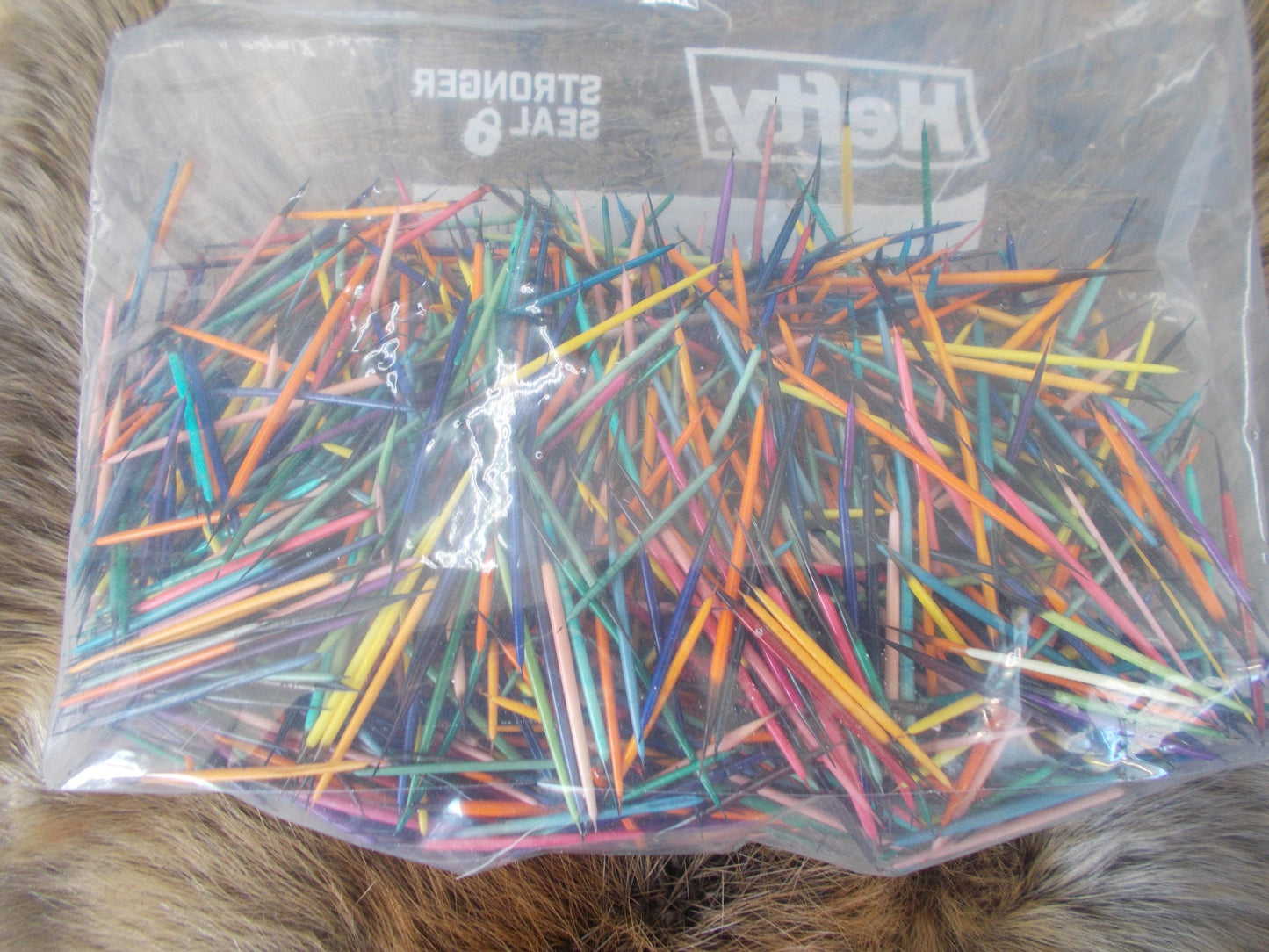 Here I Have Full 2 oz Of Great Jewlry Quill For Your Craft Needs These Are Wrapping Quills these are dyed and quite a few colors