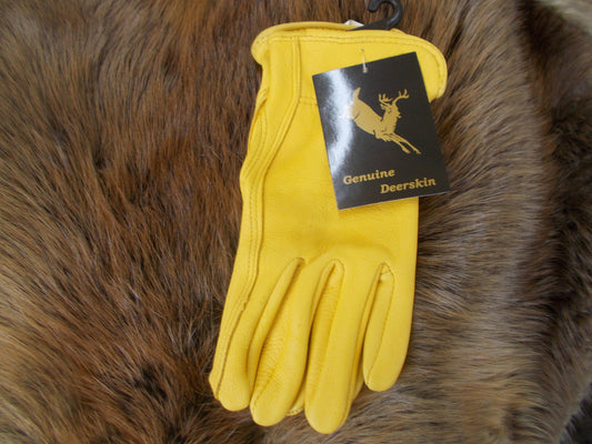 Genuine lady sizes Deer Skin Glove Very Nice Soft Leather Gloves Comes In xlarge med small xtra small